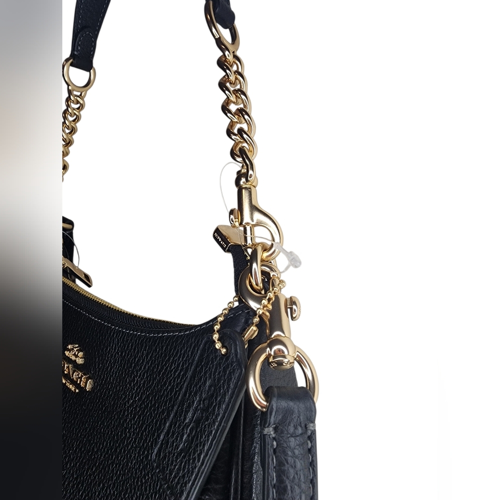 COACH Teri Shoulder Bag, black/gold - Picture 4 of 9